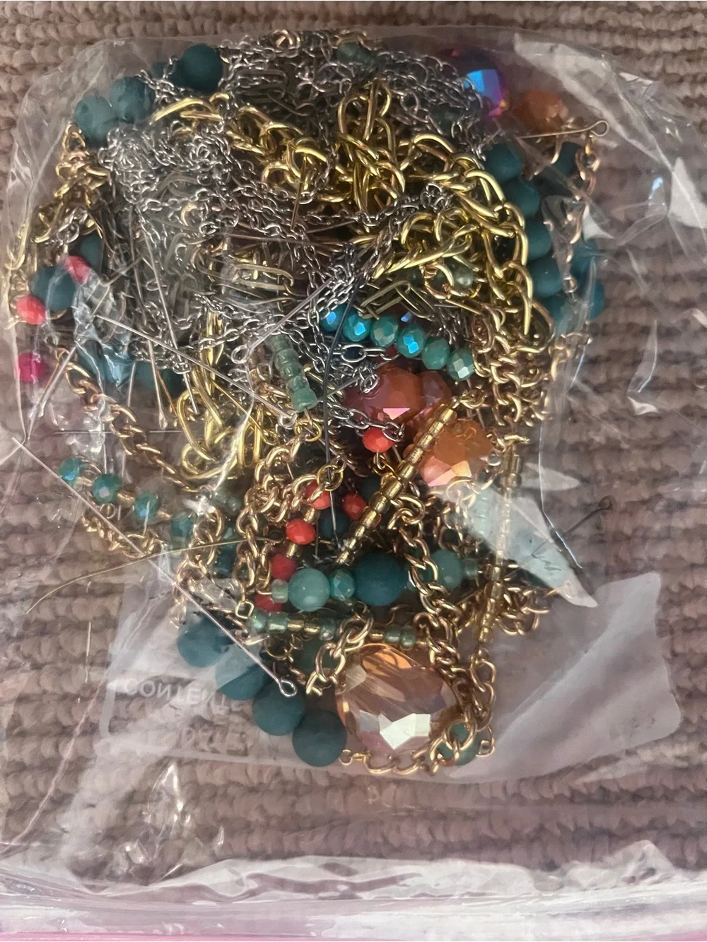 13 pounds of beads and jewelry making supplies